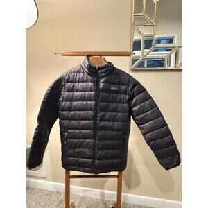 Patagonia Kids' Down Sweater Insulated Jacket Youth Black Medium (10) *Read Desc